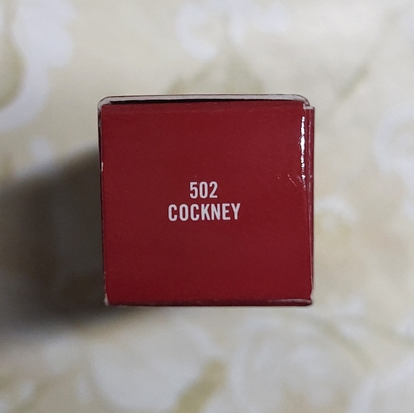 MAC Lustre Lipstick, 502 Cockney, NIB - Picture 7 of 7